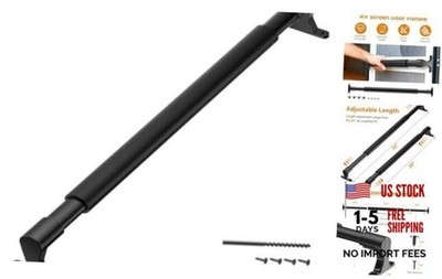 Aluminum RV Screen Door Handle 20-32'' Adjustable Grab Bar - Sturdy Metal