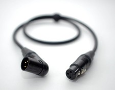 Mogami 2549 Mic Cable  Neutrik XX Series Right Angle XLRM to Straight XLRF