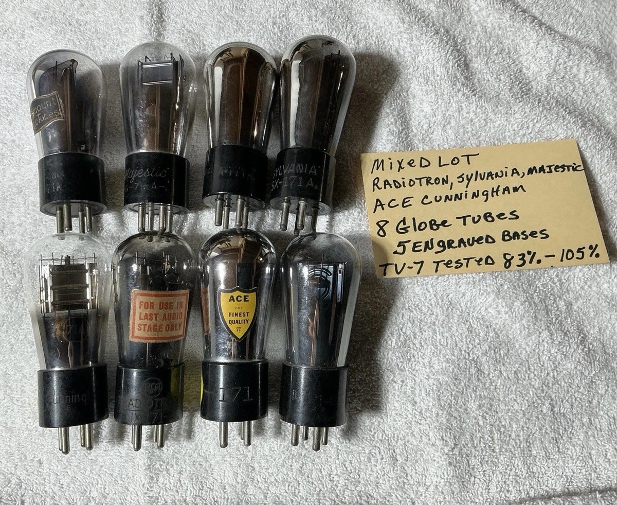 [未使用] 71A KEN-RAD　真空管　2本　7日間保証 USA製　試験済み Yahoo!オークション -「71a 真空管」(真空管アンプ) (アンプ)の落札