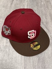 New Era San Diego Padres  40th Anniversary Fitted Cap Hat 7 1/4