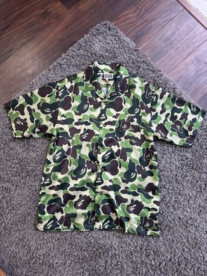 孔*様 A bathing ape 90's camo shirt M size A Bathing Ape ABC Camo Shirt | Green | Size Medium / M | BAPE RRP