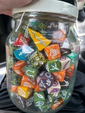 Tsr Dragon Dice Lot Of 198