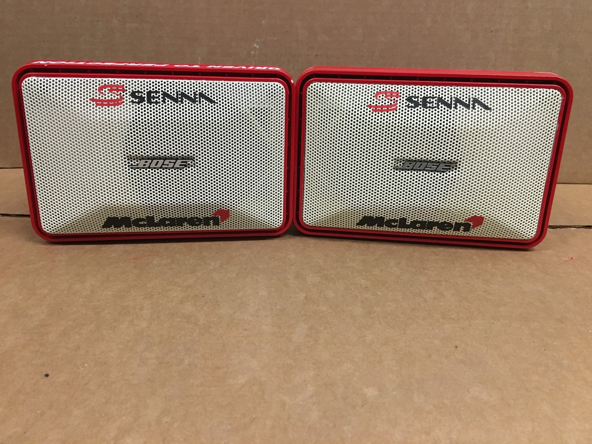 Bose 101 Music Monitor Speakers – Custom Red/White-McLaren Senna