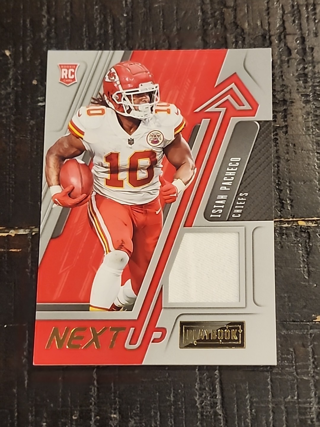 Isiah Pacheco Panini Playbook Next Up #NU11 Base