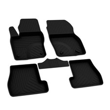 2012-2018 Ford Focus Floor Mats Liners Full Set All Weather Black 2012-2018 Ford Focus Floor Mats Liners Full Set All Weather Black
