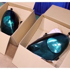 Jdm Toyota Mr-s Mr2 Spyder Zzw30 Smoke Headlight Lamp Left Right Set Blackout