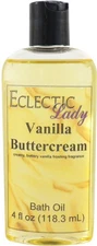 Vanilla Buttercream Bath Oil  - Scented Body Oil - Relaxing & Moisturizing