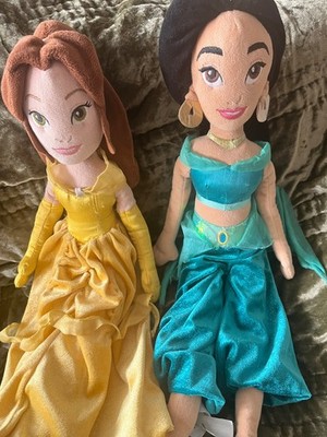Disney Store Aladdin PRINZESSIN JASMIN Bella Beauty Beast weiche Plüsch Puppe Figur 