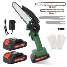 8 inch Cordless Chainsaw,Electric Handheld Wood Cutter +2Battery For Makita 21V
