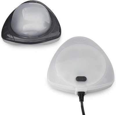 Intex Underwater LED Magnetic Above Ground Wall Pool Light with Gray 