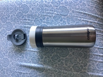 coolgear KAFE 12oz Kona Grip ceramic & Stainless Steel Coffee Mug, 12 Oz