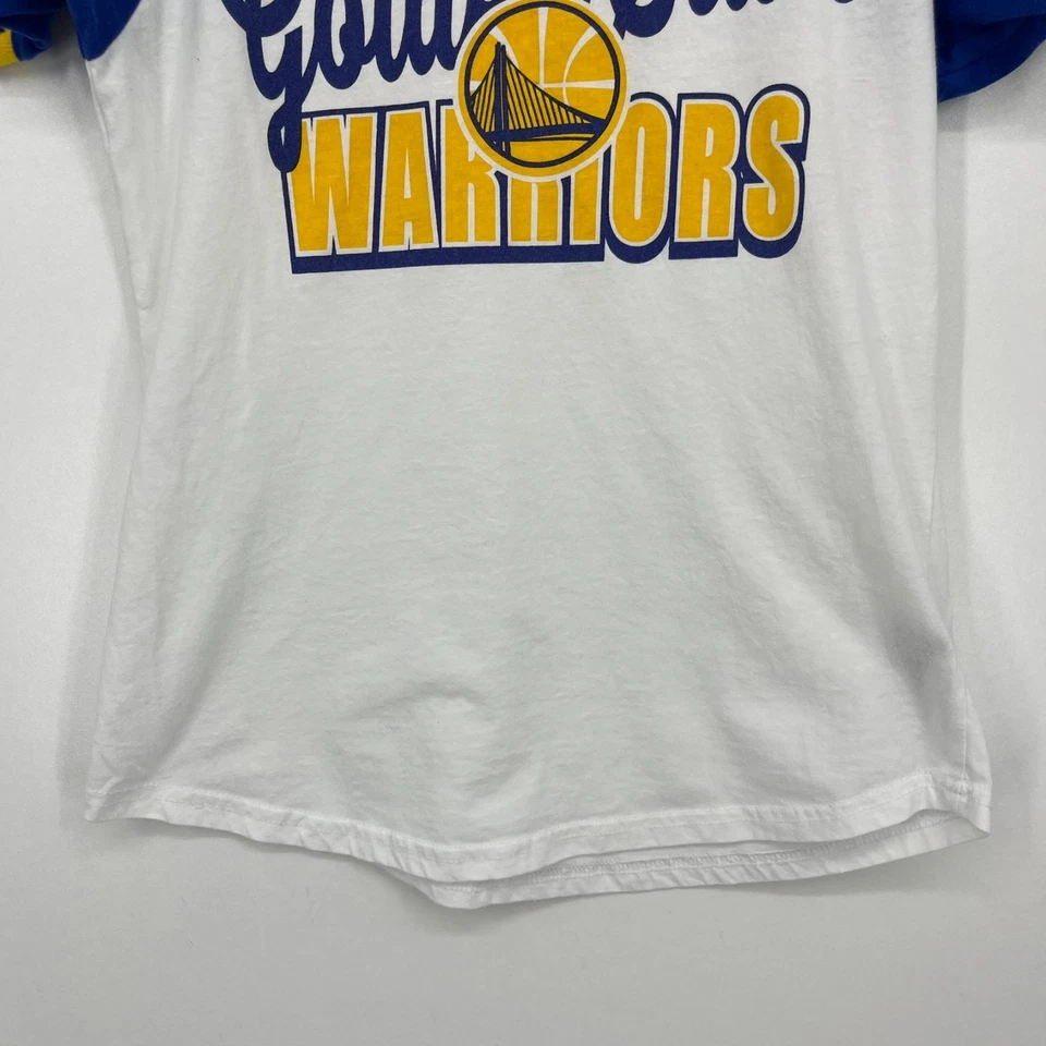 Camiseta de baloncesto Golden State Warriors para mujer talla M blanca cuello en V UNK Foto 3 de 4