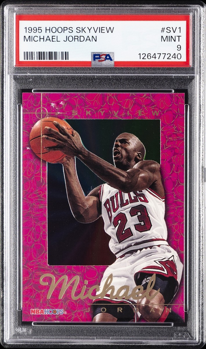 1995 HOOPS SKYVIEW #SV1 MICHAEL JORDAN PSA 9 | eBay