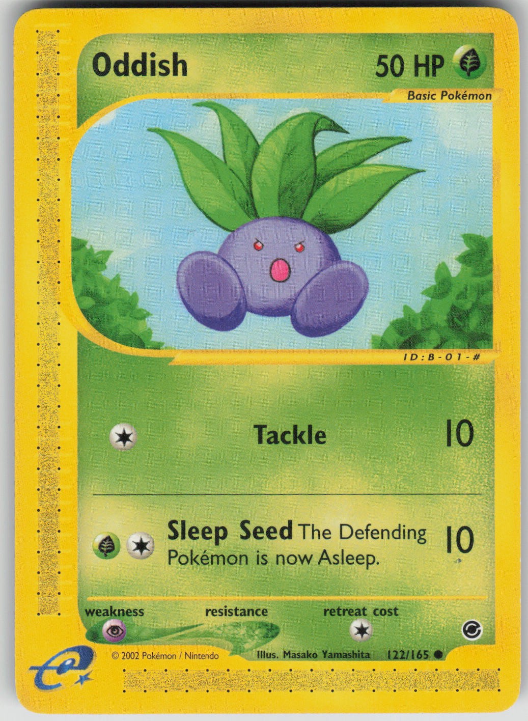 Pokemon TCG Oddish Common Expedition 122/165