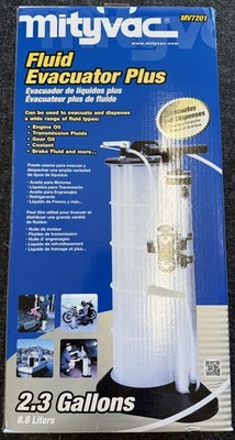 Mityvac MV7201 2.3 Gallon Manual Fluid Evacuator Plus with Overflow Protection 