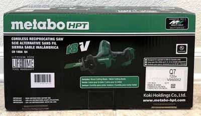 Metabo HPT CR18DAQ4M 18V One Handed Cordless Reciprocating Saw (Tool Only) NEW