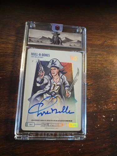 2026 Battle Arena Steel Inspired Ink Mull-N-Bones Chris Mullin Debut Auto SP