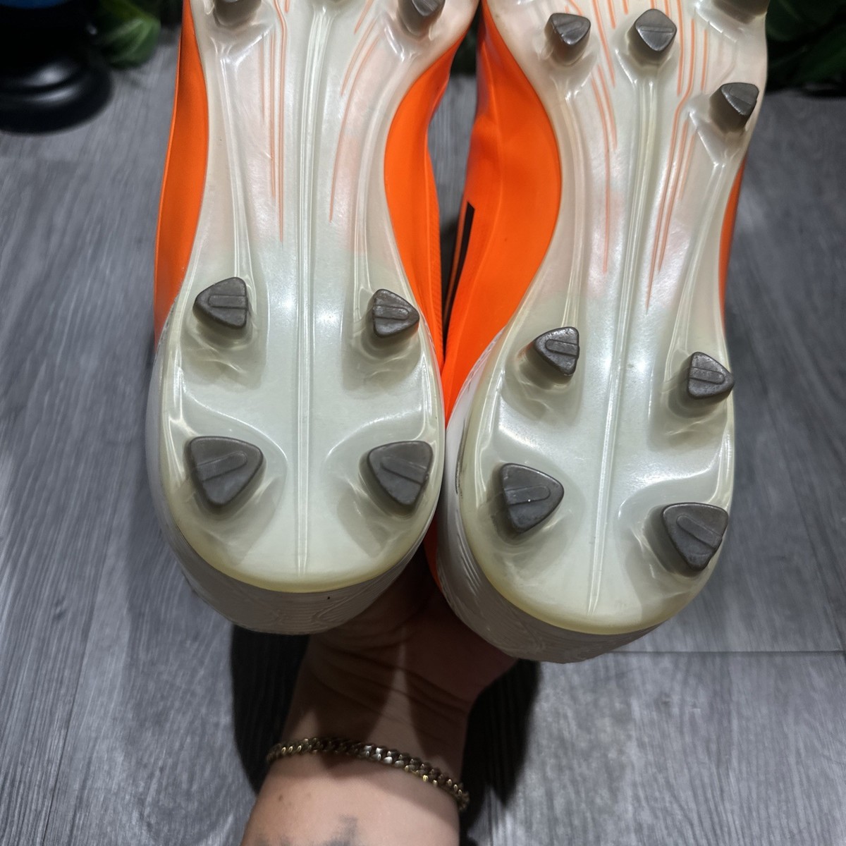 Adidas F30 Adizero TRX FG Soccer Cleats Size 11 Orange Shoes U44249 Messi 2011 Adidas F50 Adizero TRX FG 2011 Used Soccer Cleats Size 12  main image 2