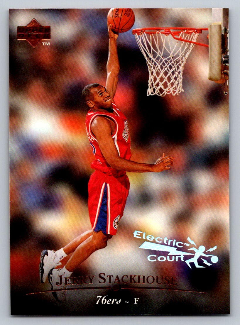 1995-96 Upper Deck #133 Jerry Stackhouse Electric Court Rookie $$$