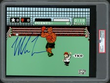Mike Tyson Autographed Signed 8x10 Photo Punch Out Encapsulated PSA/DNA
