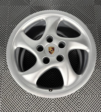 18" PORSCHE 993 TURBO TWIST Hollow Spoke Wheel Rim REAR Genuine OEM