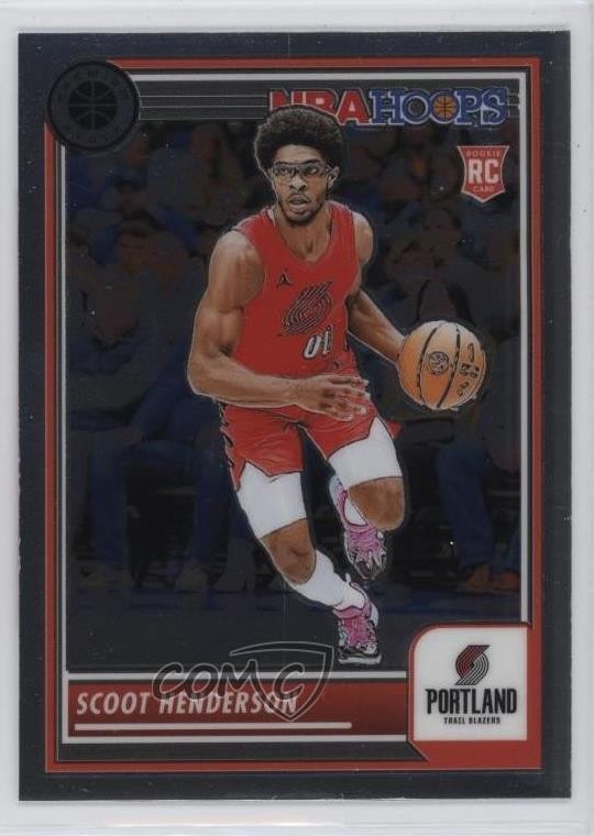 2023-24 Panini NBA Hoops Premium Stock Scoot Henderson #137 Rookie RC 0r5k