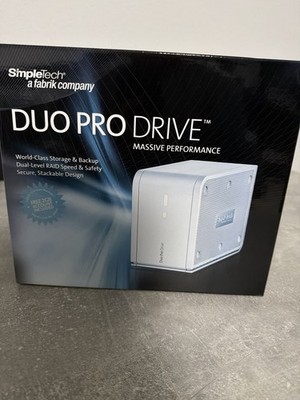 SimpleTech Duo Pro Drive RAID Festplatte   NEU / unbenutzt mit Zubehör