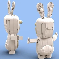 Hot Sale Screaming Bunny Rabbit Sculptures Building Toys Set 913