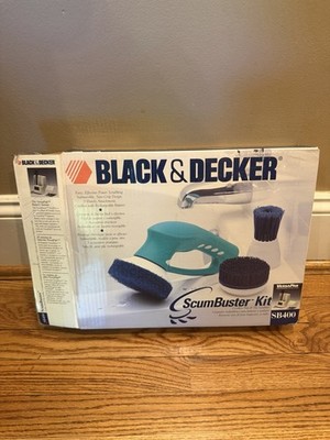 Black and Decker Scum Buster Kit SB400 w/Accessories ScumBuster NEW Open Box