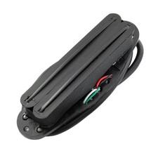 Musiclily Black Hot Rail Humbucker Pickup Single Coil Size For Fender ST Guitar