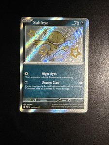 shiny sableye pokemon card Sableye - SV: Paldean Fates