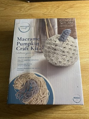 Macrame Pumpkin Craft Kit 