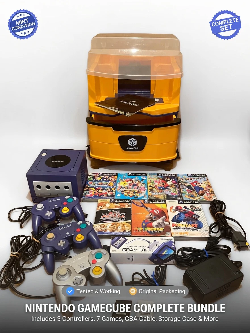 Nintendo GameCube PAL Blue Video Game Consoles for sale | eBay