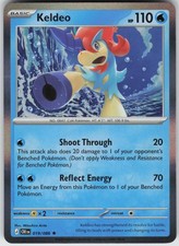 Keldeo 019/086 Rare Chaos Rising Pokemon Holo Near Mint