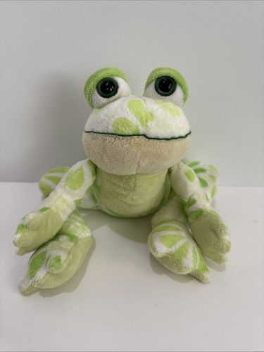 Webkinz Green White Flower Frog HM703 Plush Stuffed Animal HTF Rare NO CODE - Picture 1 of 11