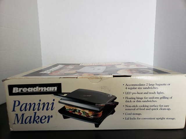 breadman panini grill