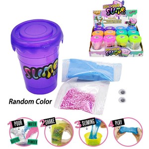 Slime Hazlo tú mismo rompecabezas de polvo Set enlatados Slime Mecedora Juguete Rondom color para niños | eBay