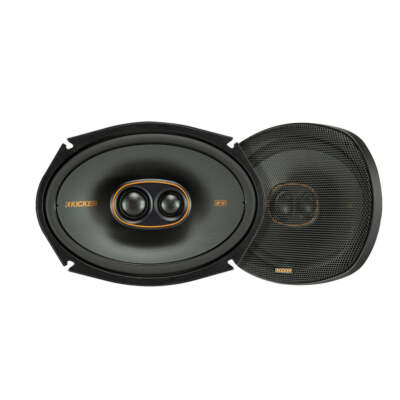 Kicker 51KSC69304 Auto Audio 3-Wege 300 W Runde Koaxial Tri-Axial Lautsprecher 6x9 Zoll