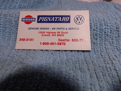 Pignataro Genuine Nissan VW Parts & Service Everett Wa.  Refrigerator Magnet