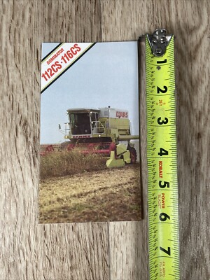 Claas Brochure Dominator 112CS, 116CS Little Baby Sales Brochure Combine 6X3.25 