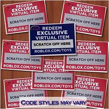 ROBLOX Redeem 6 Virtual Items Online Code. Jazwares. Delivery for sale  online