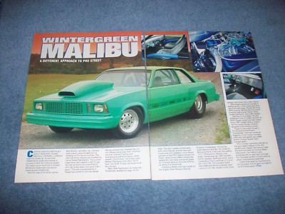 1979 Chevy Malibu 2-Door Vintage Pro Street Article 