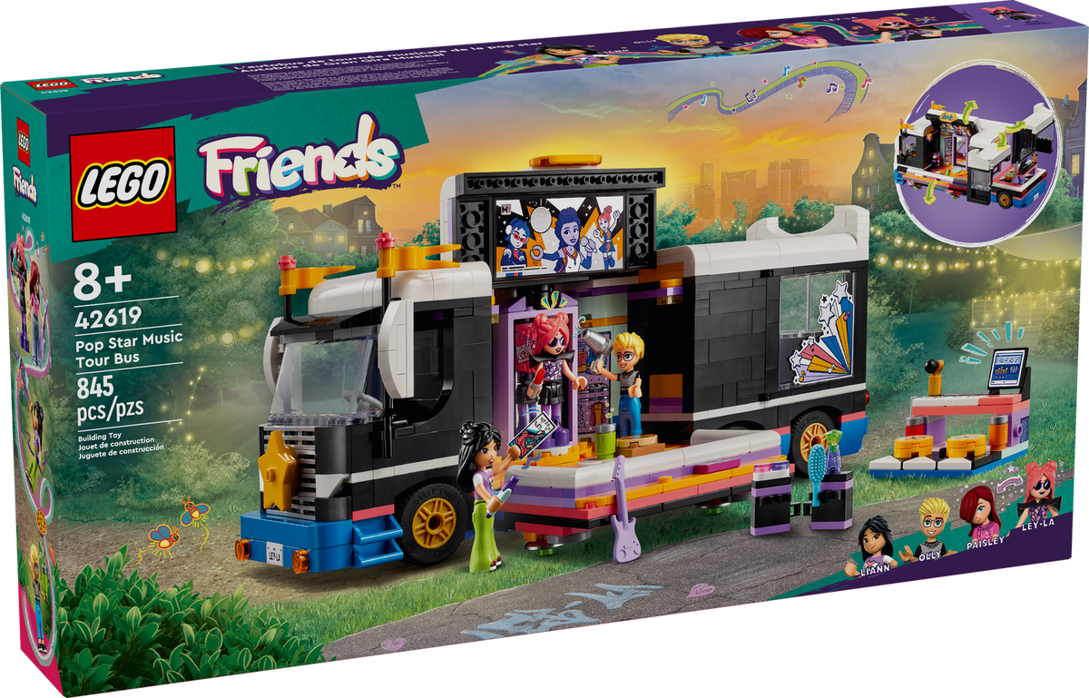 LEGO® Friends Pop Star Music Tour Bus 42619 | eBay