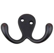 GlideRite Octopus Double Coat Wall Hook Oil Rubbed Bronze - 7511-ORB-1