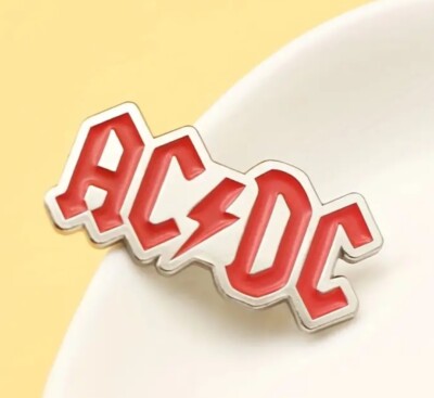Music enamel pin - Band Logo - AC DC - Australian Stock - Free Au Post ...