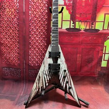 BLOOD Flying V Electric Guitar Active EMG Pic...