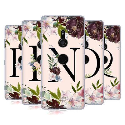 OFFICIAL NATURE MAGICK ROSE GOLD FLOWERS MONOGRAM 2 GEL CASE FOR SONY PHONES 1