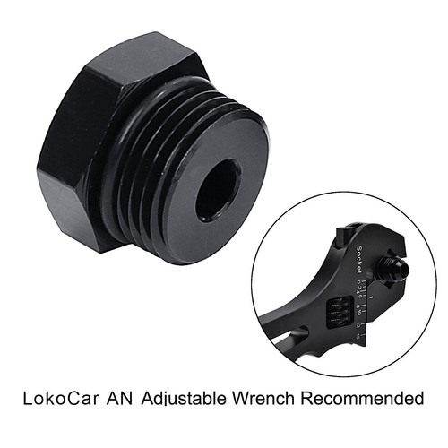 LokoCar Block off Cap ORB Plug Fitting 4AN 6AN 8AN 10AN 12AN Adapter Male 2Pcs - Picture 4 of 27