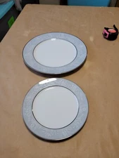 Aladdin Fine China Bridal Lace Dinner Plate & Salad Plate Set