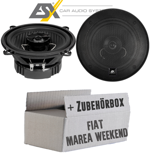 Esx Lautsprecher FüR Fiat Marea Weekend Boxen 13Cm Koax Einbausatz-Einbauset Pkw-image